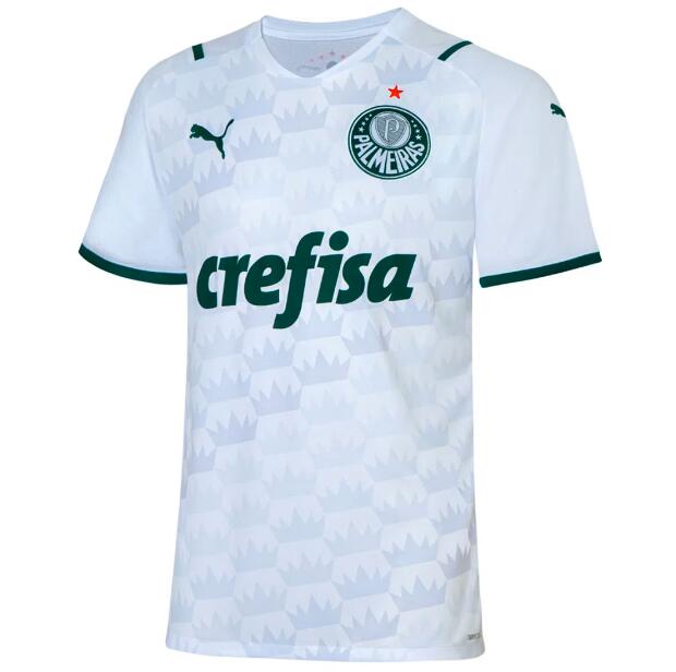 2021/22 Palmeiras Away White Soccer Jersey Shirt